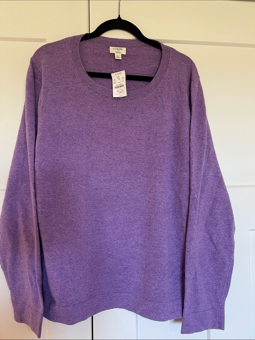 J. Crew Lilac Crewneck Sweater